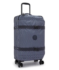 KIPLING SPONTANEOUS M Trolley Medio 3d k blue - Trolley Semirigidi - 3