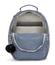 KIPLING SEOUL S Zaino porta pc 13" blue stone - Borse Donna - 5