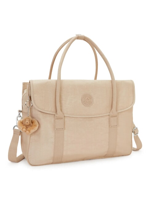 SUPERWORKER Borsa cartelletta sparkled beige - Borse Donna