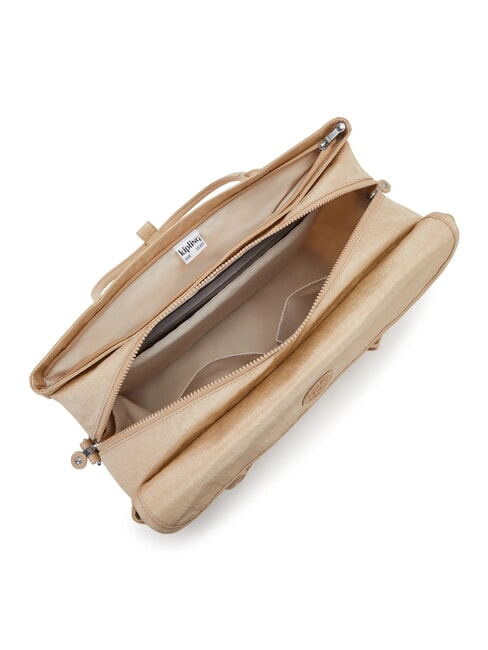 SUPERWORKER Borsa cartelletta sparkled beige - Borse Donna