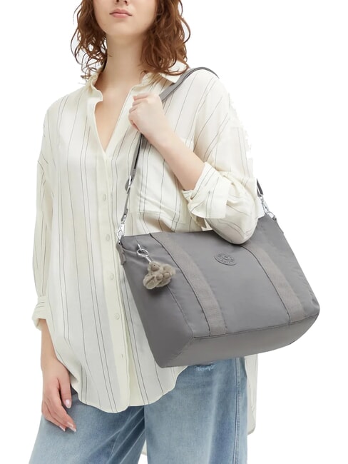 ASSENI S Shopping bag con tracolla inviting grey - Borse Donna