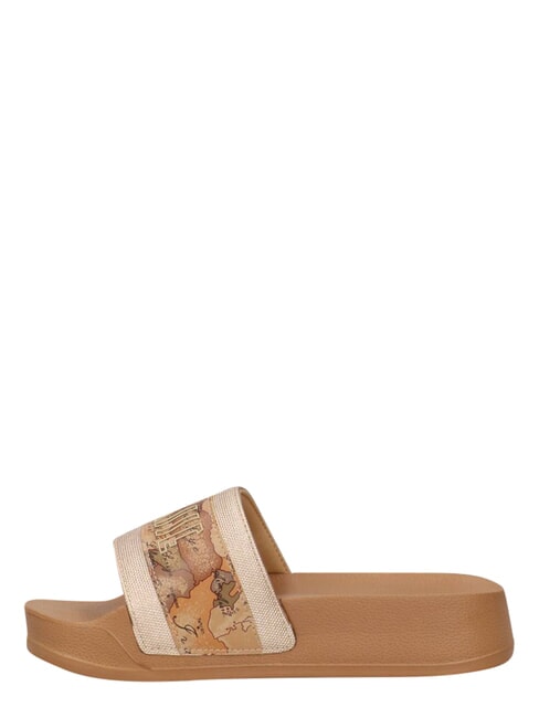 GEO Ciabatta alta platino/geo beige - Scarpe Donna