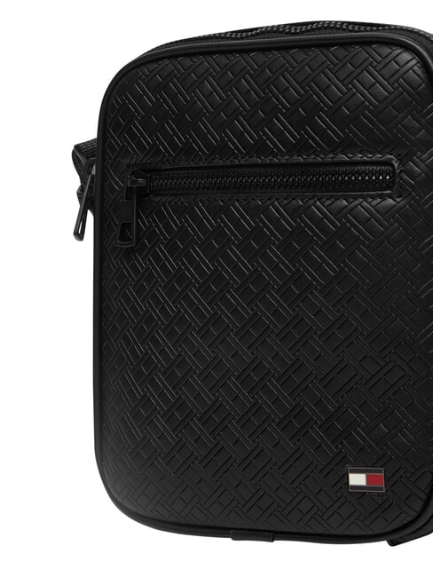 TH EMBOSSED FLAG Borsello piccolo black - Tracolle Uomo
