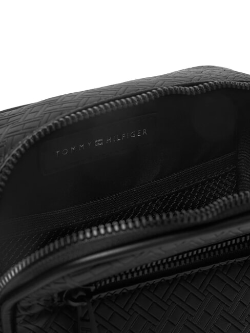 TH EMBOSSED FLAG Borsello piccolo black - Tracolle Uomo