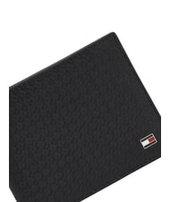 TOMMY HILFIGER TH EMBOSSED Portafoglio con porta carte, in pelle black - Portafogli Uomo - 3