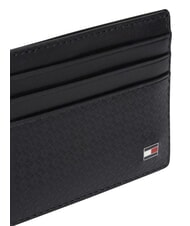 TOMMY HILFIGER TH EMBOSSED Porta carte di credito, in pelle black - Portafogli Uomo - 5