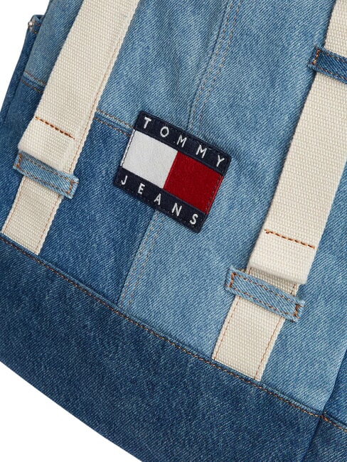 TJ DENIM PATCHWORK Zaino multitasche, denim denim patch - Zaini Scuola & Tempo Libero