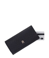 TOMMY HILFIGER TH ICON Portafoglio grande, con flap black - Portafogli Donna - 3