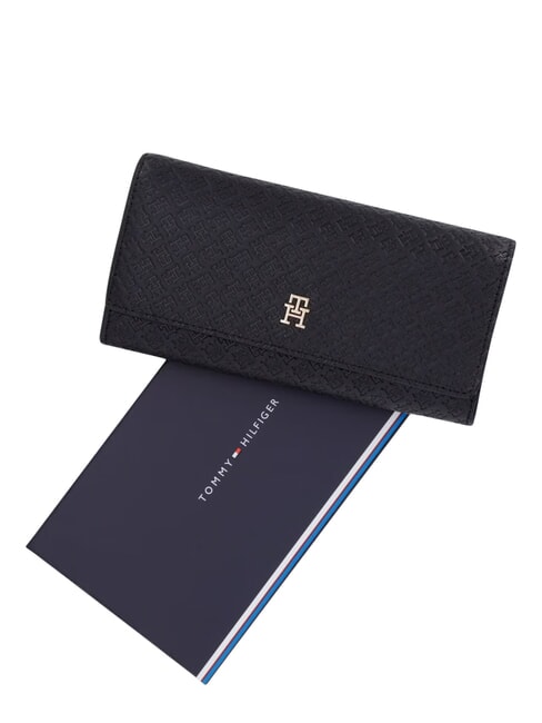 TH ICON Portafoglio grande, con flap black - Portafogli Donna