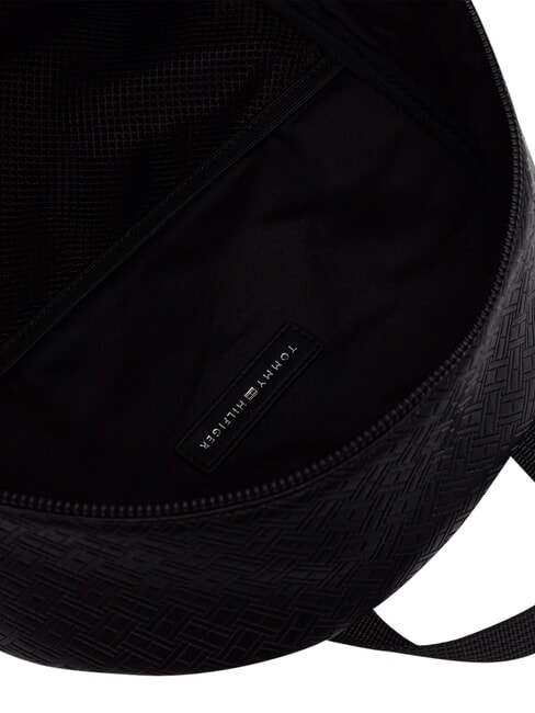 TH EMBOSSED FLAG Zaino con tasca frontale black - Zaini Scuola & Tempo Libero