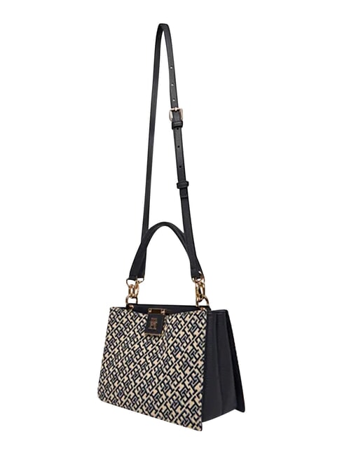 TH HER Borsa a mano, con tracolla blue mono - Borse Donna