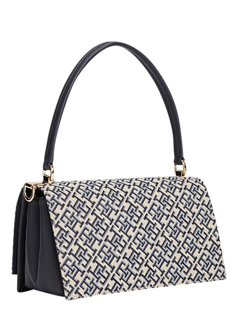 TH HER Borsa a mano, con tracolla blue mono - Borse Donna
