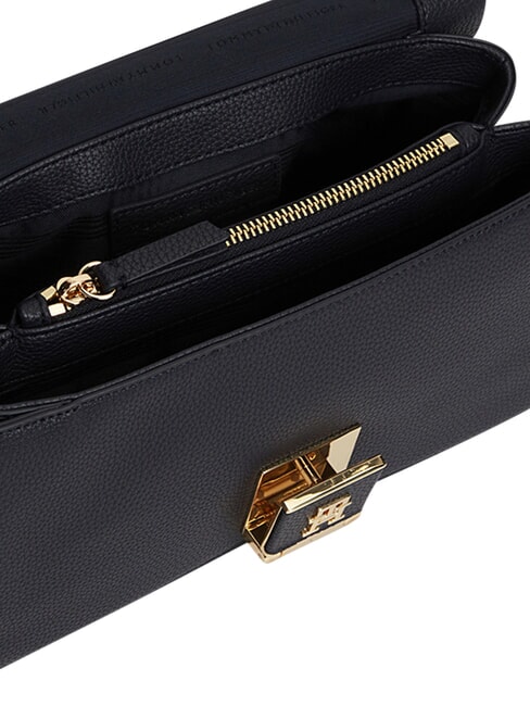 TH HER Borsa a mano, con tracolla blue mono - Borse Donna