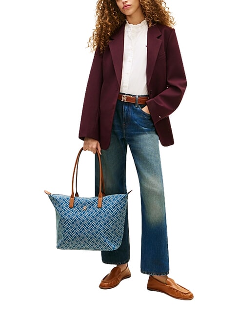 POPETTE Borsa shopping a spalla, XL blue denim - Borse Donna