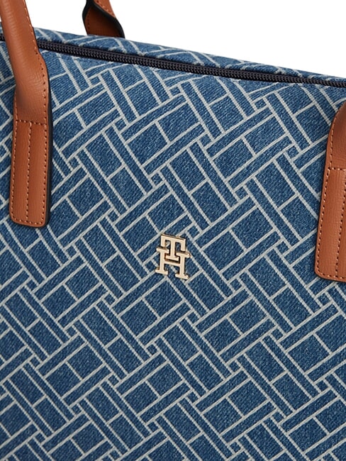 POPETTE Borsa shopping a spalla, XL blue denim - Borse Donna