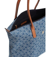 TOMMY HILFIGER POPETTE Borsa shopping a spalla, XL blue denim - Borse Donna - 5
