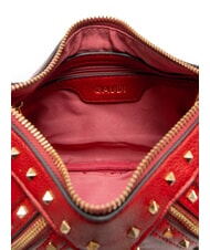 GAUD&Igrave; EMMA Borsa a tracolla con borchiette ROSSO - Borse Donna - 5