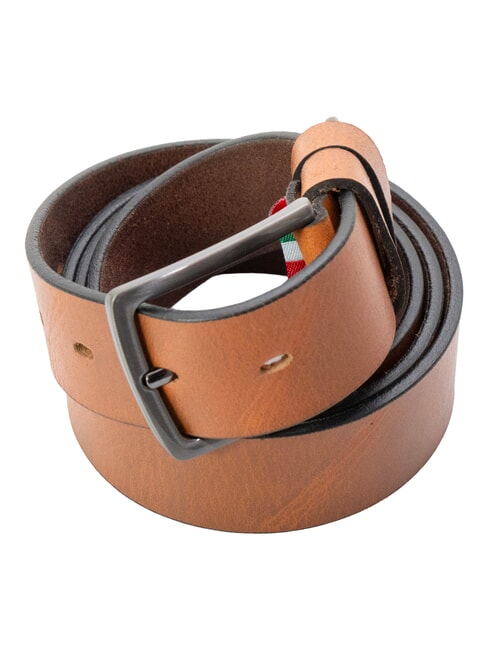 SANTA CROCE Cintura in pelle Tobacco - Cinture