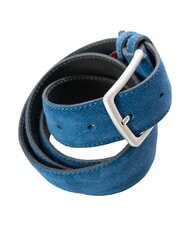 GAUD&Igrave; BASIC Cintura in pelle, Made in Italy light blue - Cinture - 3