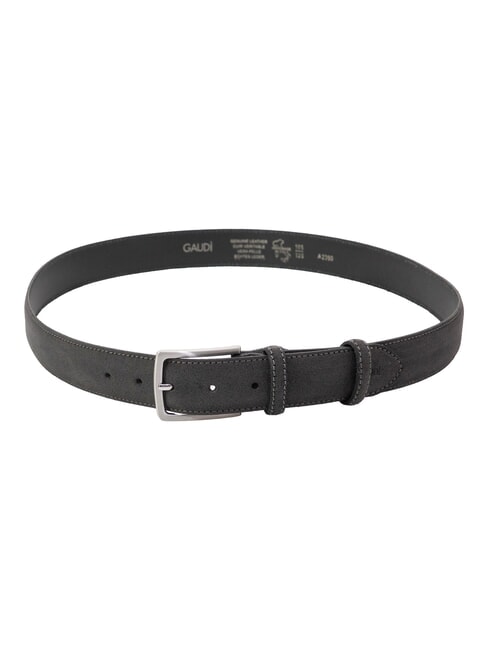 BASIC Cintura in pelle, Made in Italy grey - Cinture