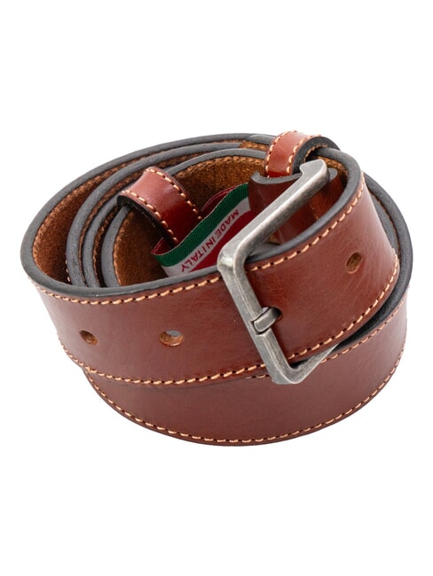 BELT Cintura in pelle Tobacco - Cinture