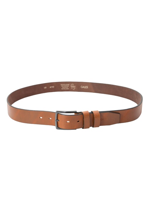 SANTA CROCE Cintura in pelle Tobacco - Cinture