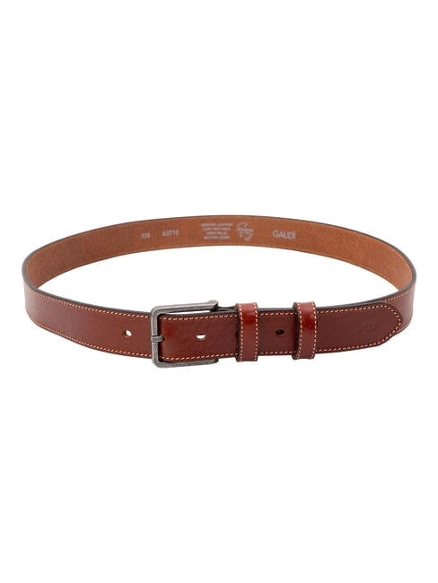 BELT Cintura in pelle Tobacco - Cinture