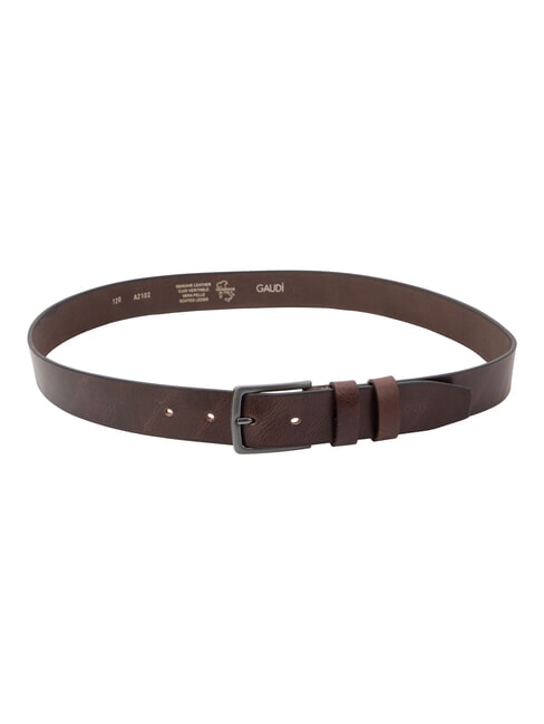 SANTA CROCE Cintura in pelle darkbrown - Cinture