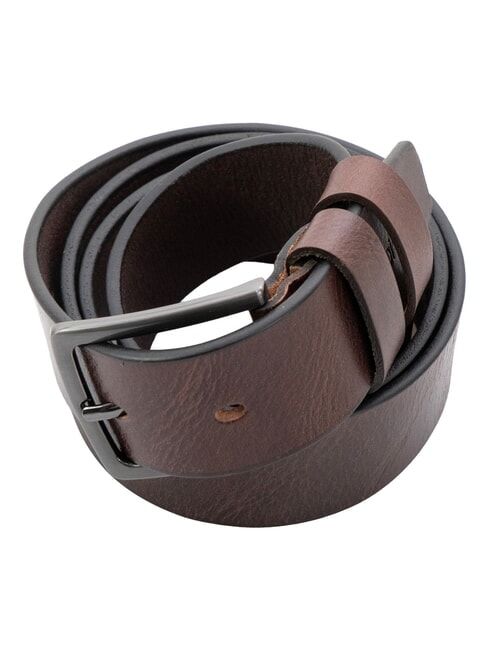 SANTA CROCE Cintura in pelle darkbrown - Cinture