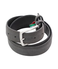 GAUD&Igrave; BASIC Cintura in pelle, Made in Italy grey - Cinture - 3