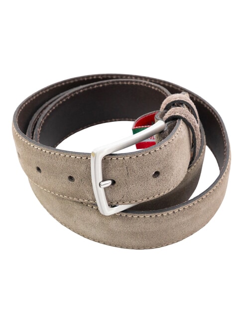 BASIC Cintura in pelle, Made in Italy taupe - Cinture