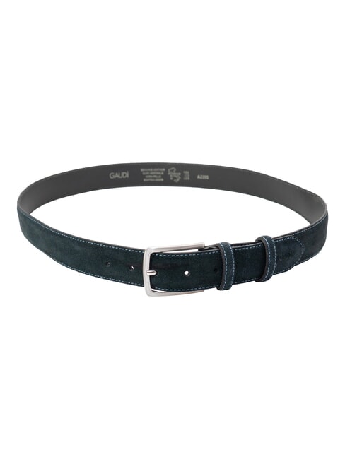 BASIC Cintura in pelle, Made in Italy dark blue - Cinture