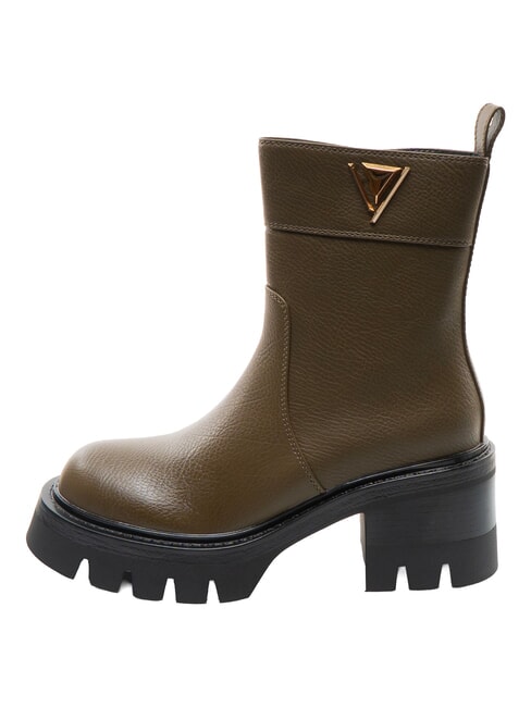 CONNIE DEER Stivaletti tacco 7cm MILITARY - Scarpe Donna