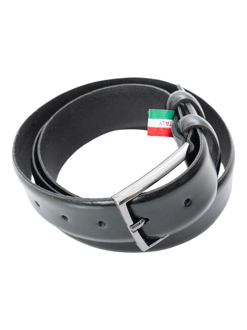 LUXURY Cintura in pelle Made in Italy NERO - Cinture
