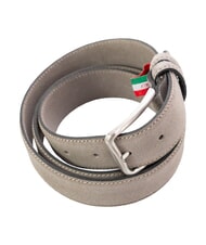 GAUD&Igrave; BASIC Cintura in pelle, con logo impresso taupe - Cinture - 3