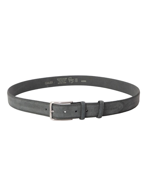 BASIC Cintura in pelle, con logo impresso grey - Cinture