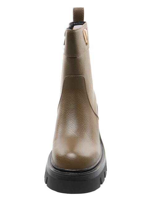 CONNIE DEER Stivaletti tacco 7cm MILITARY - Scarpe Donna