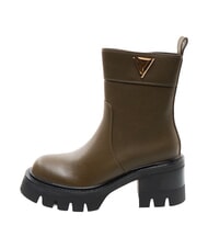 GAUD&Igrave; CONNIE DEER Stivaletti tacco 7cm MILITARY - Scarpe Donna - 4