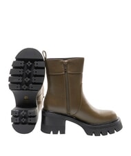 GAUD&Igrave; CONNIE DEER Stivaletti tacco 7cm MILITARY - Scarpe Donna - 2