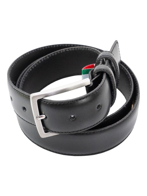 TEXAS Cintura bombata, in pelle NERO - Cinture