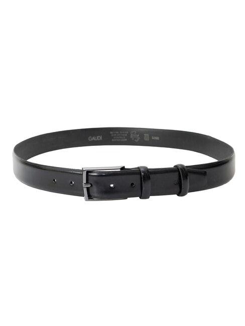 LUXURY Cintura in pelle Made in Italy NERO - Cinture