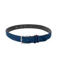 GAUD&Igrave; BASIC Cintura in pelle, con logo impresso light blue - Cinture - 2
