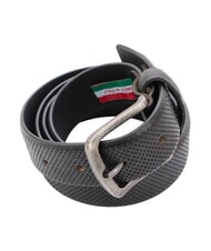 GAUD&Igrave; SANTA CROCE Cintura in pelle, Made in Italy NERO - Cinture - 3