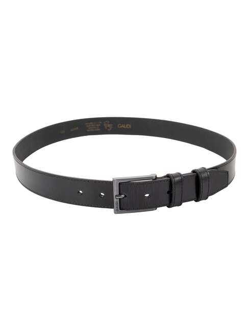 BRIDGE Cintura in pelle Made in Italy NERO - Cinture