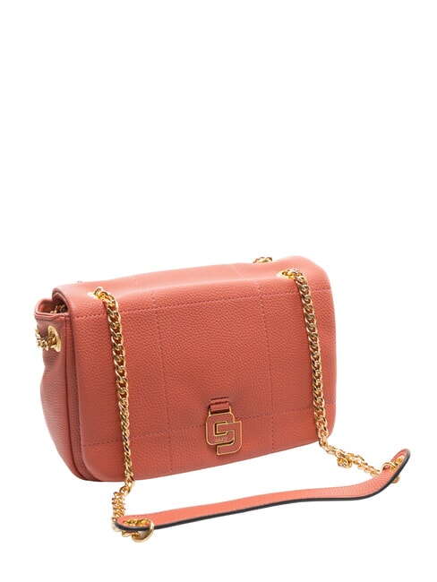 ESMERALDA Borsa media a spalla manici catena copper - Borse Donna