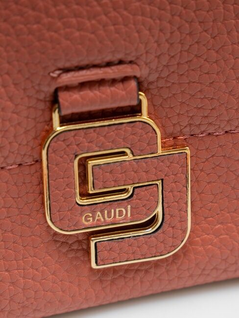 ESMERALDA Borsa media a spalla manici catena copper - Borse Donna