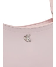 CALVIN KLEIN HARDWARE MONOGRAM Borsa a spalla cradle pink - Borse Donna - 4