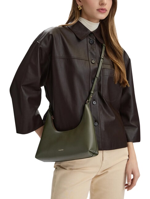 EMBOSSED LOGO Borsa a spalla, con tracolla cypress - Borse Donna