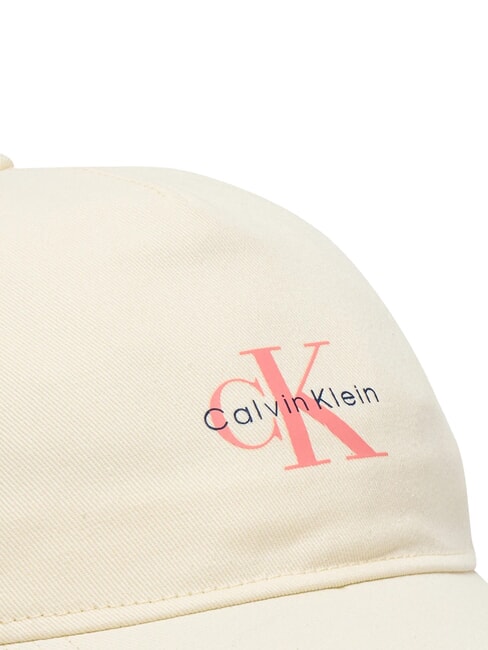CKJ MONO LOGO Cappello con visiera calico - Cappelli
