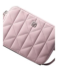 CALVIN KLEIN QUILTED EMBLEM Mini Bag a tracolla cradle pink - Borse Donna - 4